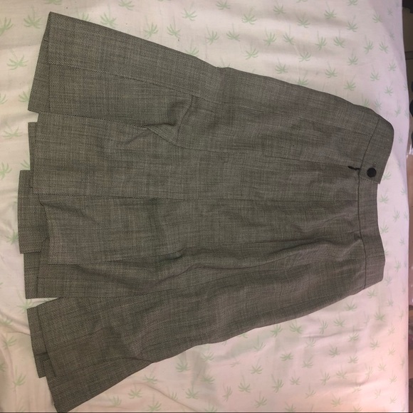 Escada grey pleated sections midi skirt - Picture 5 of 6